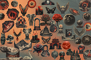 Zodiac and Tarot card collage pack, an Object Graphic by JulsIst (Thumbnail 6 of 10)