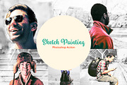 Sketch Painting Photoshop Action