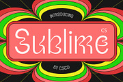 CS Sublime – Trippy Font, a Sans Serif Font by Craft Supply Co. (Thumbnail 1 of 8)