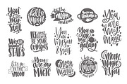 Handwritten romantic lettering, a Decorative Illustration by Good Studio (Thumbnail 2 of 7)