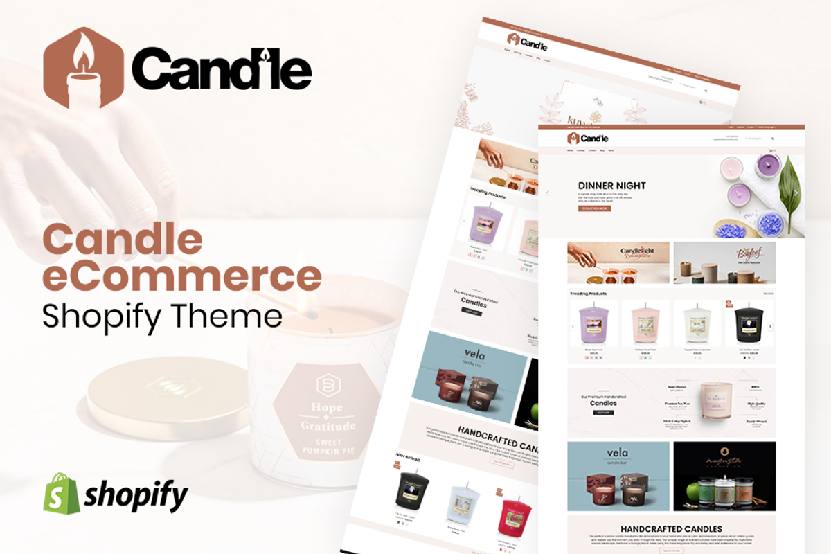 Candle eCommerce Shopify Theme, a Shopify Template by ThemeTidy Shopify Agency