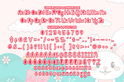 Cute Bunny | Script Font, a Script Font by Scratchones (Thumbnail 7 of 9)