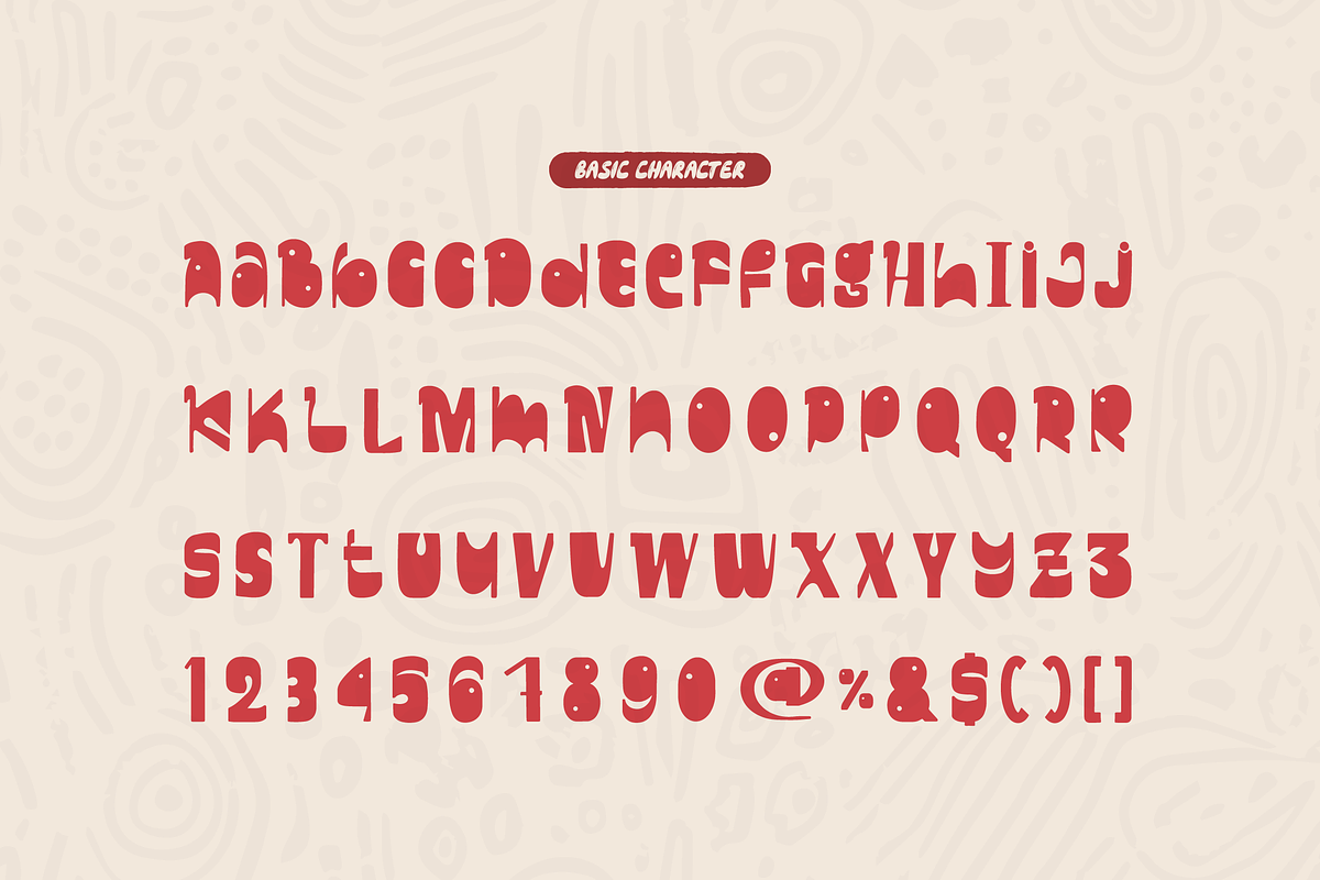 Dotcha Rounde | Fun Hand Drawn Font, a Handwritten Font by gracetype_studio (Photo 10 of 12)