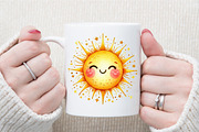 Watercolor Summer Vibes Clipart, an Illustration by Sublimation Artist (Thumbnail 5 of 6)