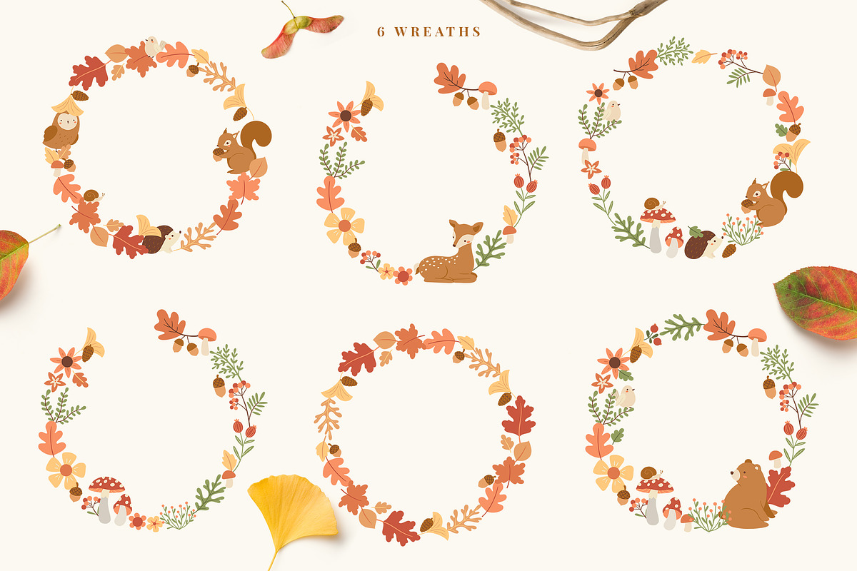 Fall Illustrations and Patterns, a Seasonal Illustration by Inna Moreva (Photo 9 of 11)