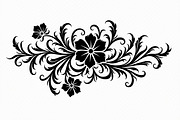 Vintage Flower Ornament Set, an Illustration by Creativeshirt (Thumbnail 6 of 21)