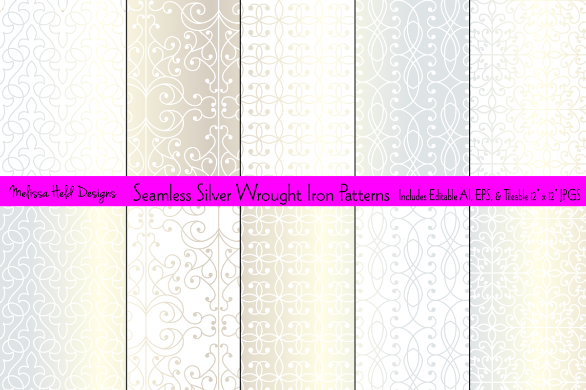 Silver Wrought Iron Patterns