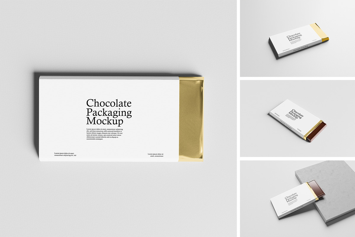 Chocolate Packaging Mockup, a Packaging Mockup by Twins_studio (Photo 2 of 5)