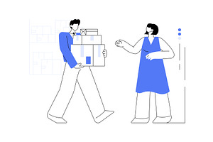Shipping orders isolated cartoon, a Transportation Illustration by Visual Generation