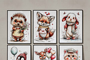 Whimsical Valentine Teddy Bear, an Illustration by one-touch (Thumbnail 6 of 18)