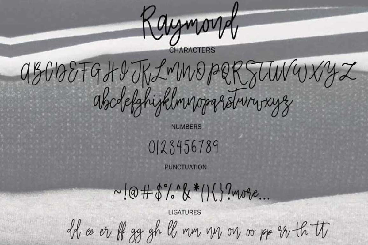 Raymond | Branding Font preview 6