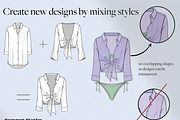 High Res Fashion Beachwear Flats, a Graphic by Summer Stories (Thumbnail 3 of 8)