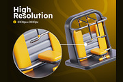 Gym and Fitness 3D Icons, an Object 3D Model by Rakata Studio (Thumbnail 3 of 7)