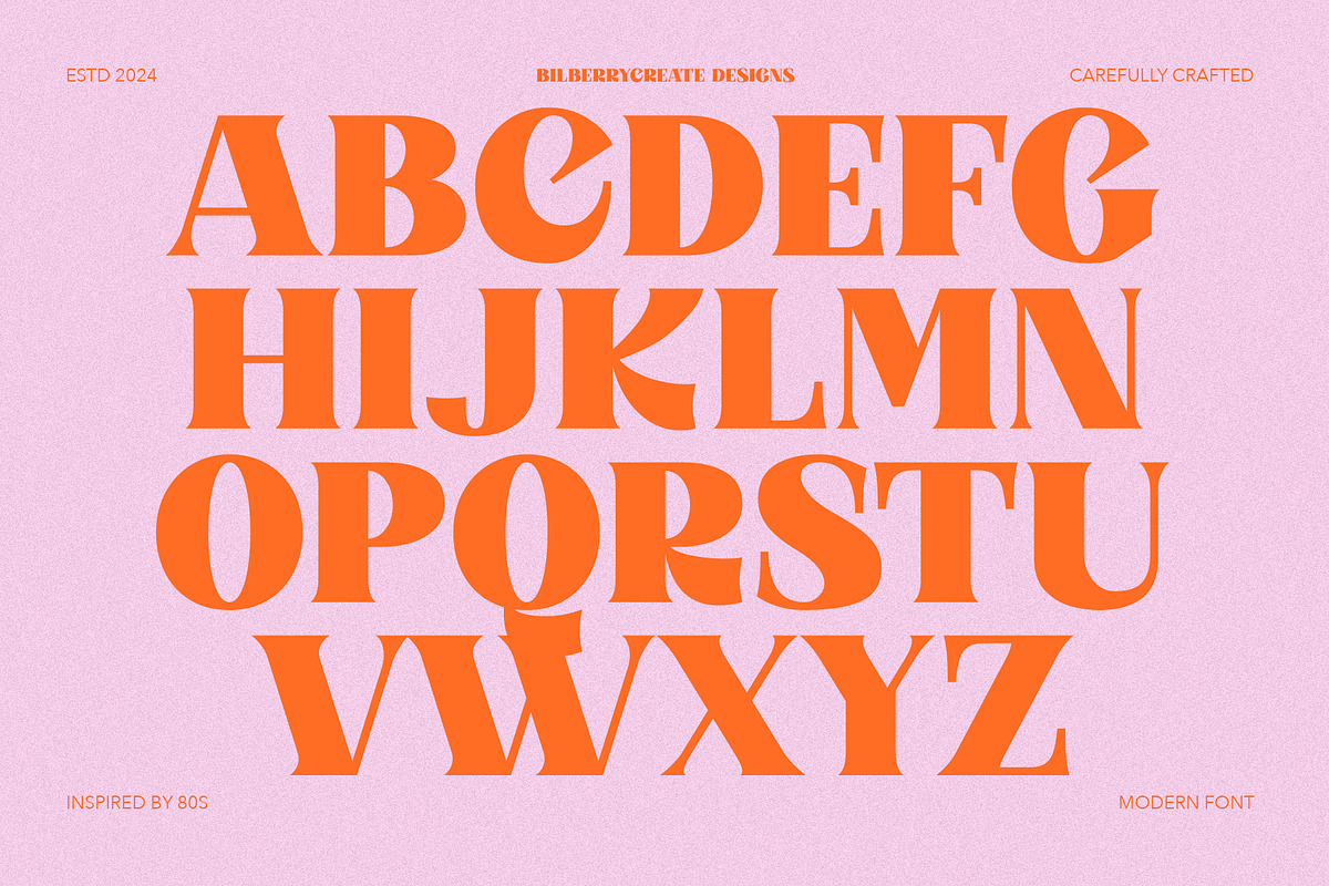 Brusnica - Retro Serif Font, a Serif Font by BilberryCreates (Photo 9 of 17)