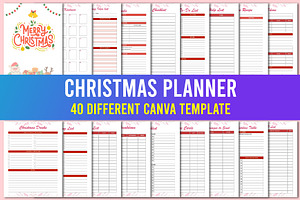 Christmas Planner Canva Template