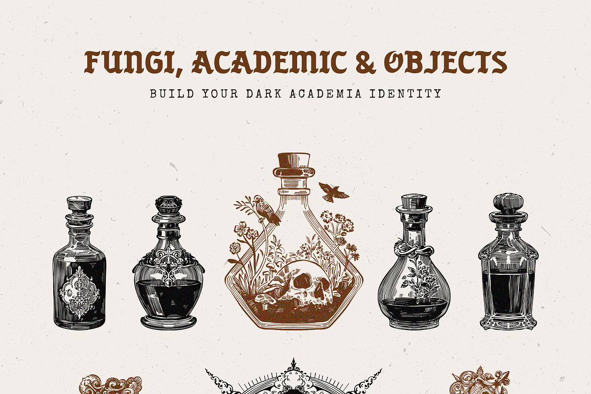 Dark Academia Autumn | Illustration, an Object Illustration by KetteCreate (Photo 13 of 18)