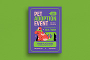 Modern Pet Adoption Event Flyer, a Flyer Template by Guuver (Thumbnail 1 of 3)