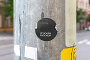 47 sticker mockup bundle vol 2, a Product Mockup by FoundImages (Thumbnail 23 of 50)