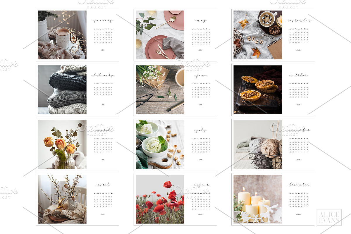 Calendar for 2026, a Stationery Template by Alice_Evans (Photo 5 of 5)