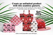 Skunk Valentines Tileable Pattern, a Pattern Graphic by NDesigns (Thumbnail 3 of 4)