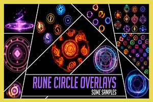 275 Magic Rune Circles And Glyphs