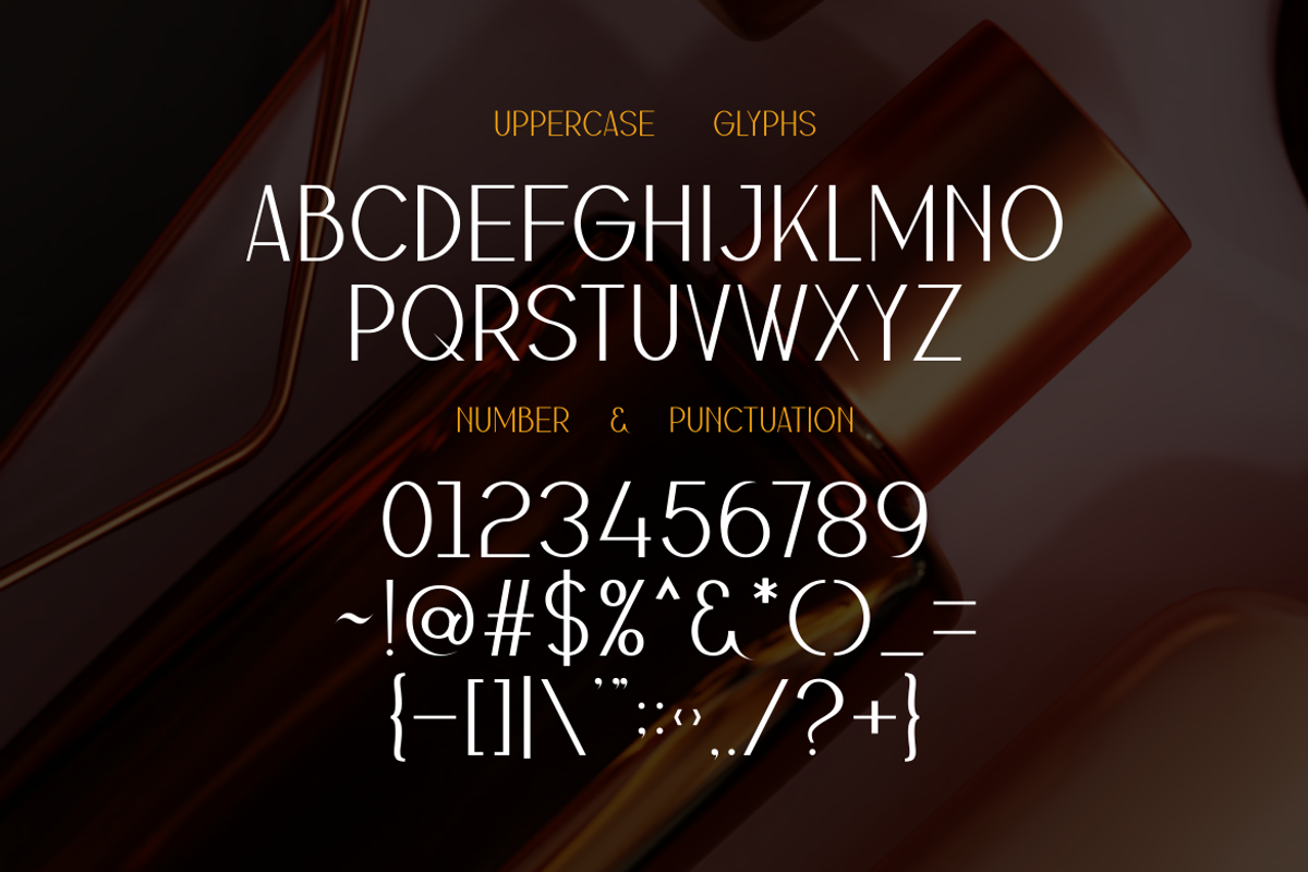 Atzumeko Slim Font, a Sans Serif Font by Monoletter Studio (Photo 4 of 4)