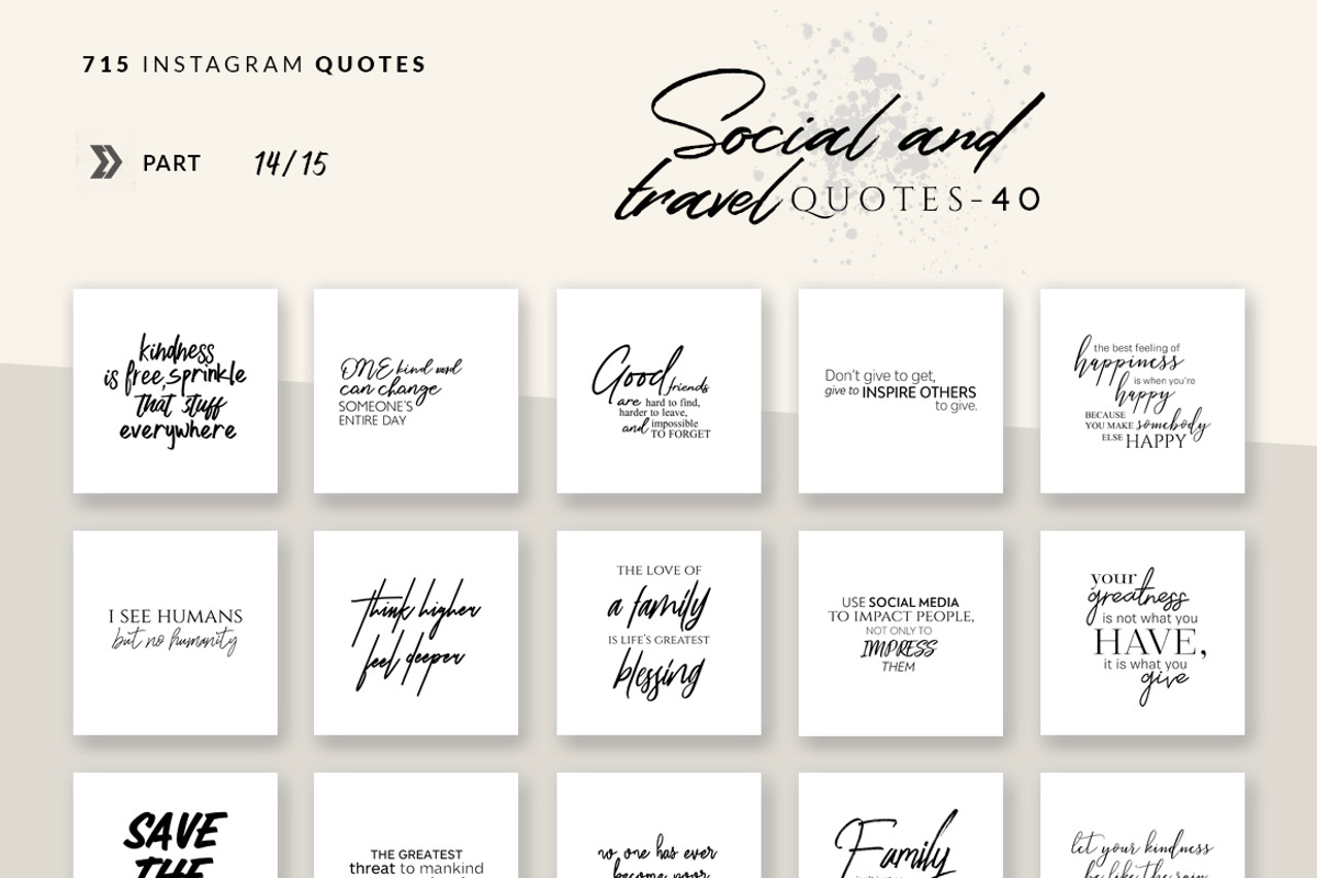 Instagram Social Media Quotes CANVA, a Social Media Template by Eviory (Photo 27 of 55)