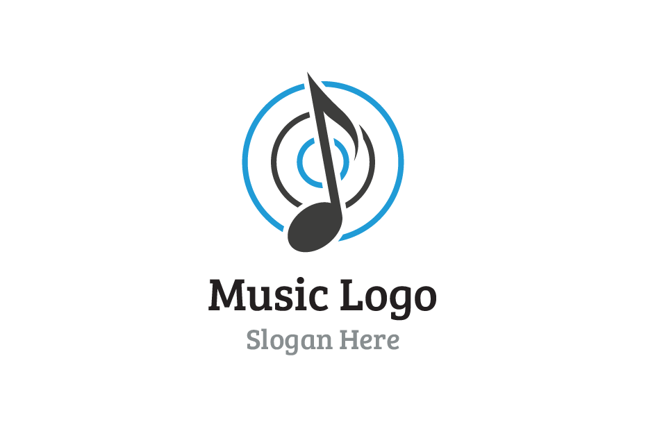 Music Logo by GoldenBrand  Creative Market
