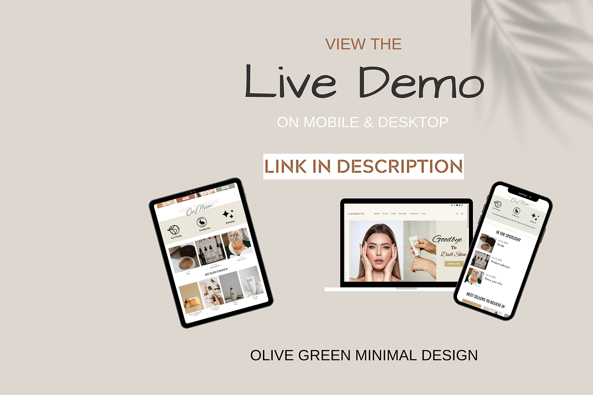 Glimmer Luxe | shopify website, a Templates & Theme by Millennials Marketing (Photo 5 of 9)