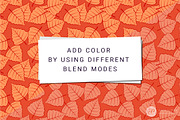 10 Black and White Leaves Patterns, a Pattern Graphic by Anne Elster Design (Thumbnail 5 of 6)