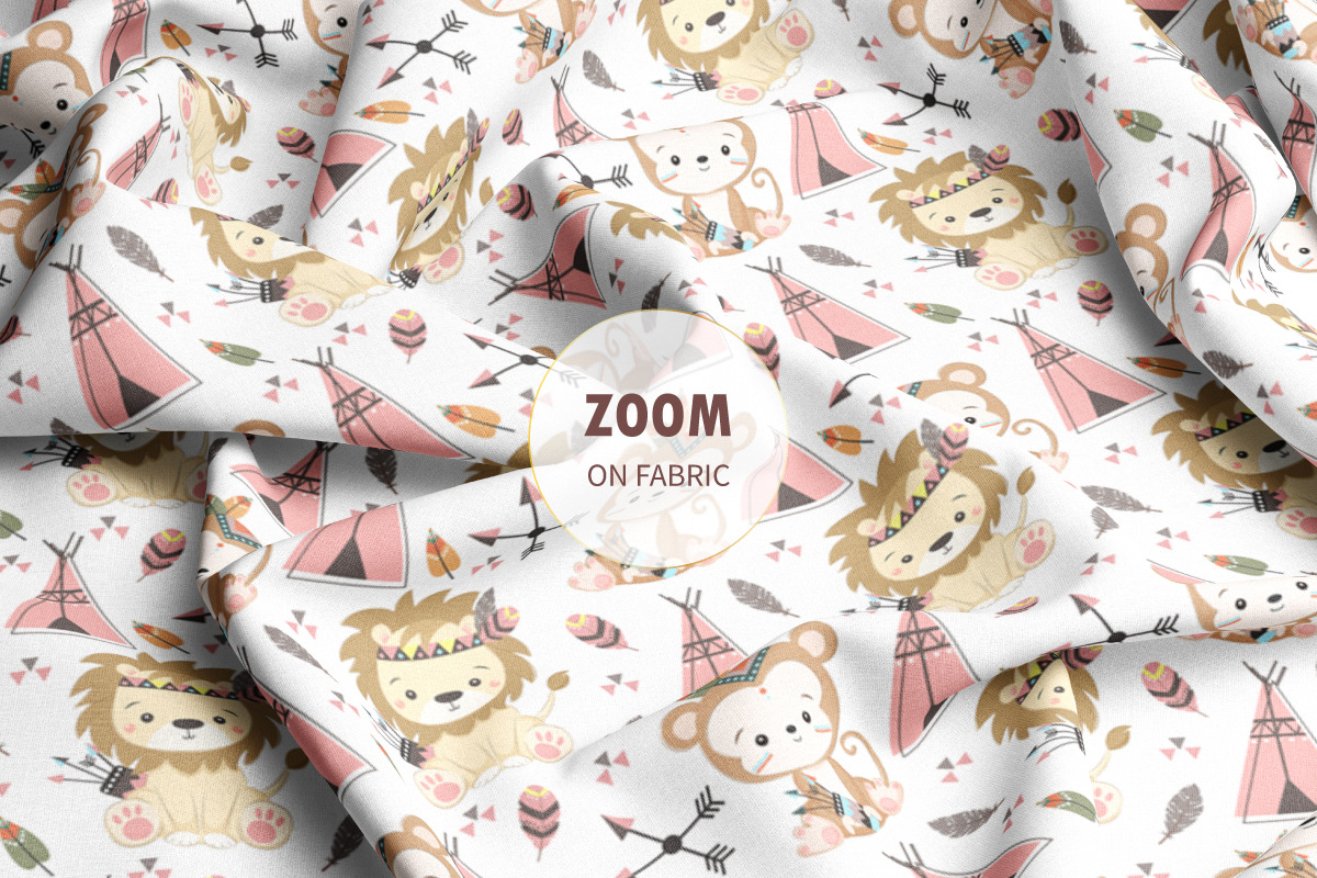 Cute Tribal Seamless Patterns Set, a Pattern Graphic by DrawStudio1988 (Photo 7 of 9)