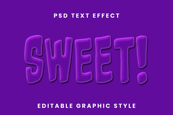 Glossy Bubble Soft Text Effect preview 2
