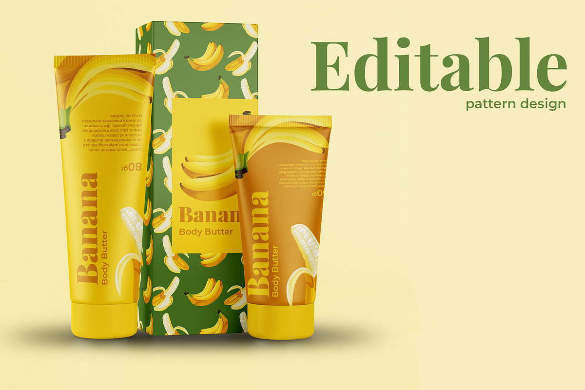 Banana Pattern Design DISC 50% OFF, a Pattern Graphic by Dawnside Graphic (Photo 3 of 6)