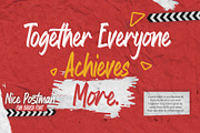 Nice Postman - Fun Brush Font, a Font by Gassstype (Thumbnail 2 of 8)