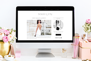 Feminine WordPress Theme | Marilyn, a WordPress Template by Hello Chic Designs (Thumbnail 2 of 2)