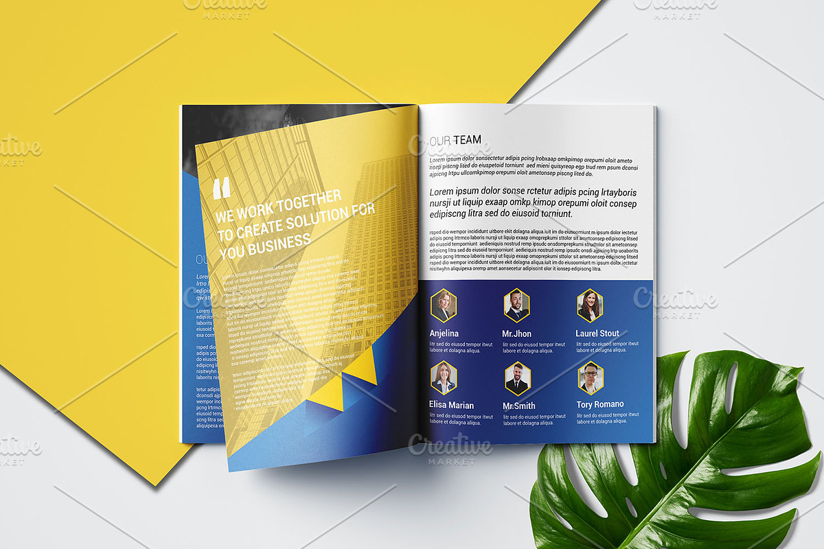 Company Profile Brochure - V06, a Brochure Template by Template Shop (Photo 6 of 9)