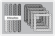 8 Nautical Rope Brush Set, a Brush Add-On by Drifter Studio (Thumbnail 2 of 4)