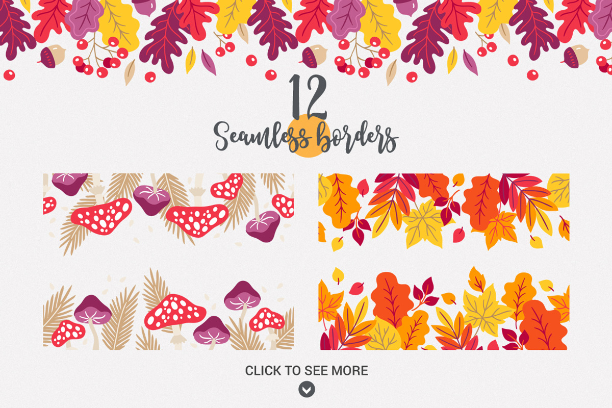 Autumn Forest Kit, an Object Illustration by miumiu (Photo 6 of 7)