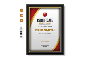 400. Modern Certificate Template