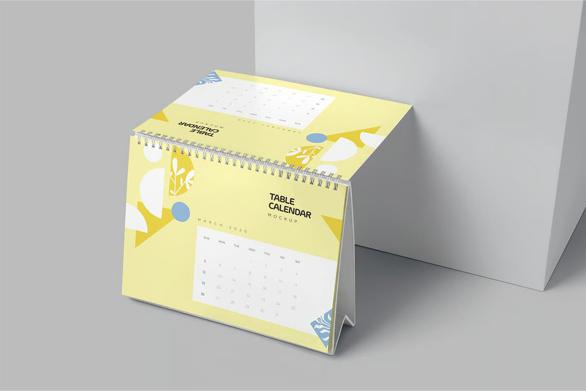 Calendar Mockup, a Product Mockup by megostudi0 (Photo 2 of 6)