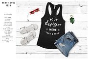 Next Level 1533 Tank Mockup Bundle, a Shirt Mockup by lock and page (Thumbnail 6 of 35)