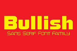 Bullish - Sans Serif Font Family