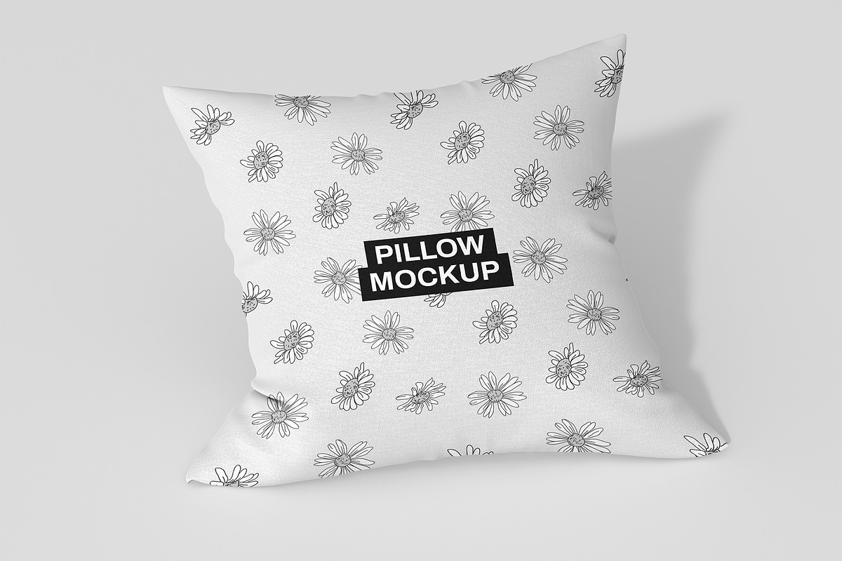 Fabric Cushion Pillow Mockup, a Merchandise Mockup by graphypix (Photo 4 of 4)