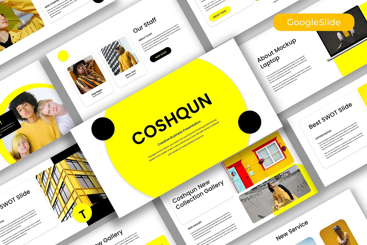 Cosqun – Business Google Slide, a Presentation Template by kreatifreya (Photo 1 of 6)