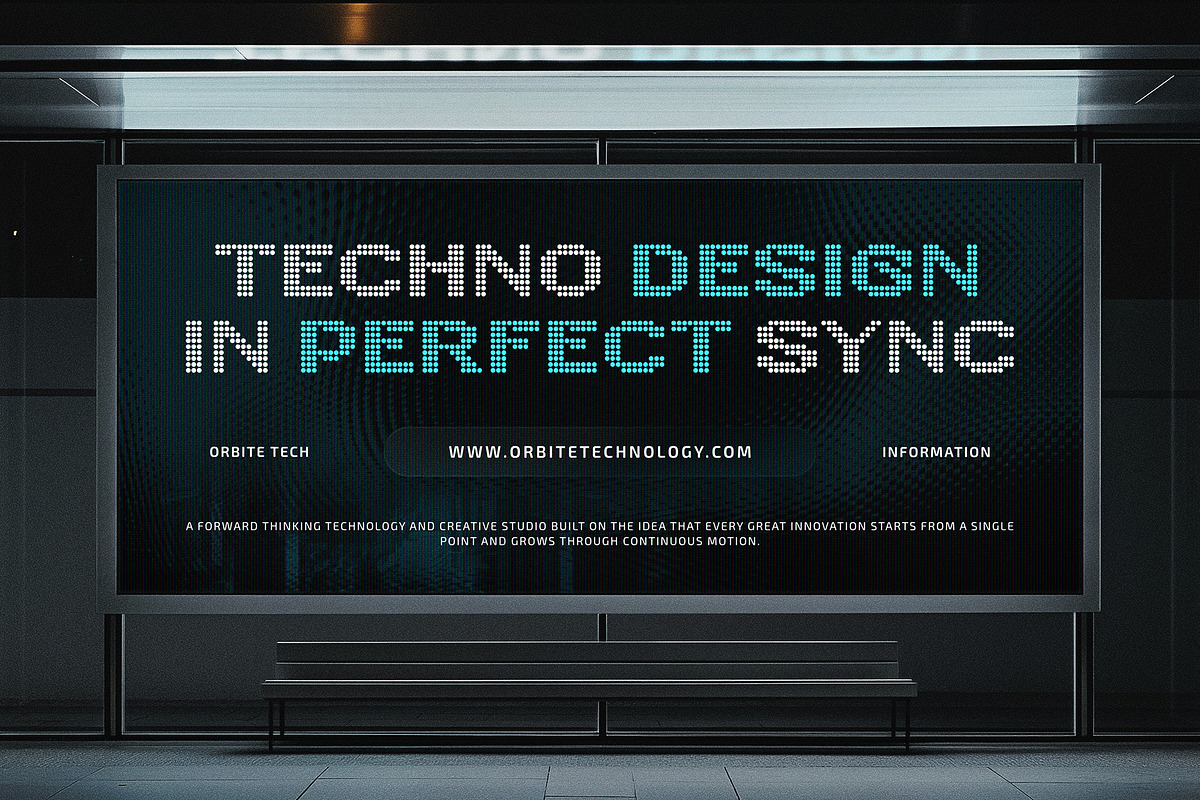 Bitcloid – Modern Futuristic Font, a Sans Serif Font by Typia Nesia (Photo 6 of 11)