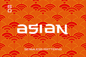 Asian Seamless Patterns, a Pattern Graphic by AnnArt