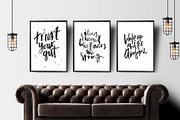 Poster Mockup Set, a Print Template by Egor Shkolnikov (Thumbnail 7 of 9)
