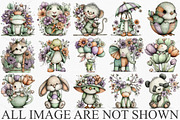 Whimsical Animals Cute Spring PNG, an Illustration by Canvas Craft (Thumbnail 3 of 6)