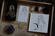 Moon girl. Cosmic female energy, an Object Graphic by Chikovnaya (Thumbnail 8 of 11)