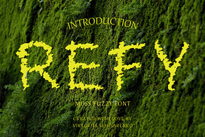 REFY - Moss Fuzzy Font